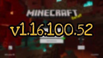 NEW MINECRAFT PE 1.16.100.52 BETA!!! Minecraft Pocket Edition Update