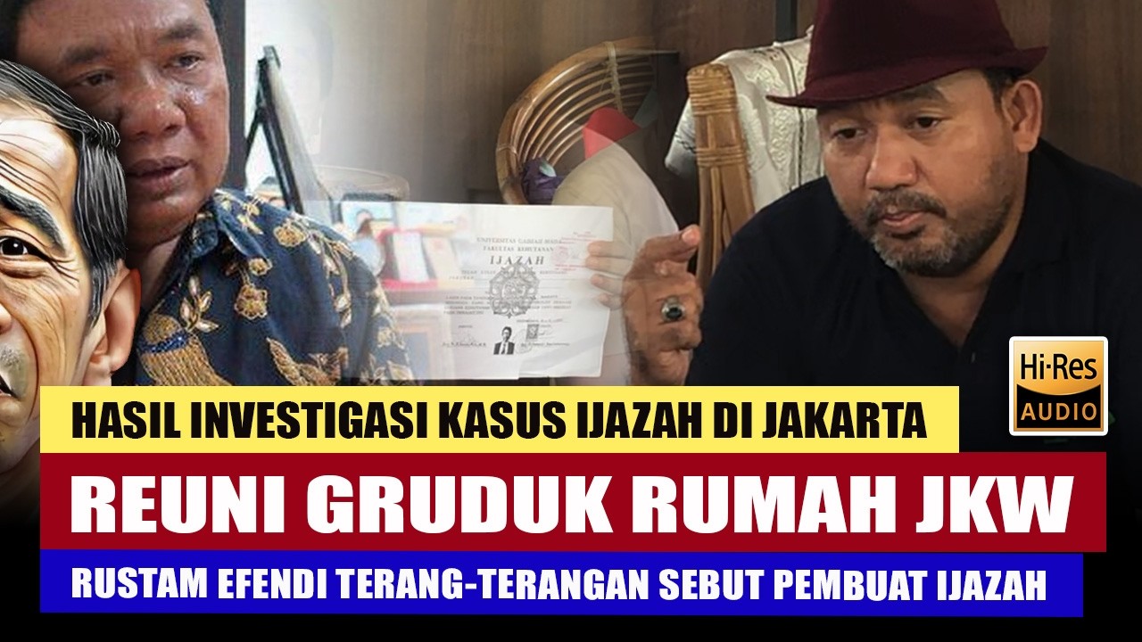 Rustam Ada Rwp 🔴AKAN ADA AKSI REUNI GRUDUK RUMAH JOKOWI RUSTAM EFENDI UNGKAP NAMA ...