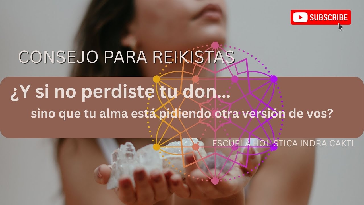 NO PERDISTE TU DON ...TU ALMA TE ESTA PIDIENDO EVOLUCIONAR - YouTube