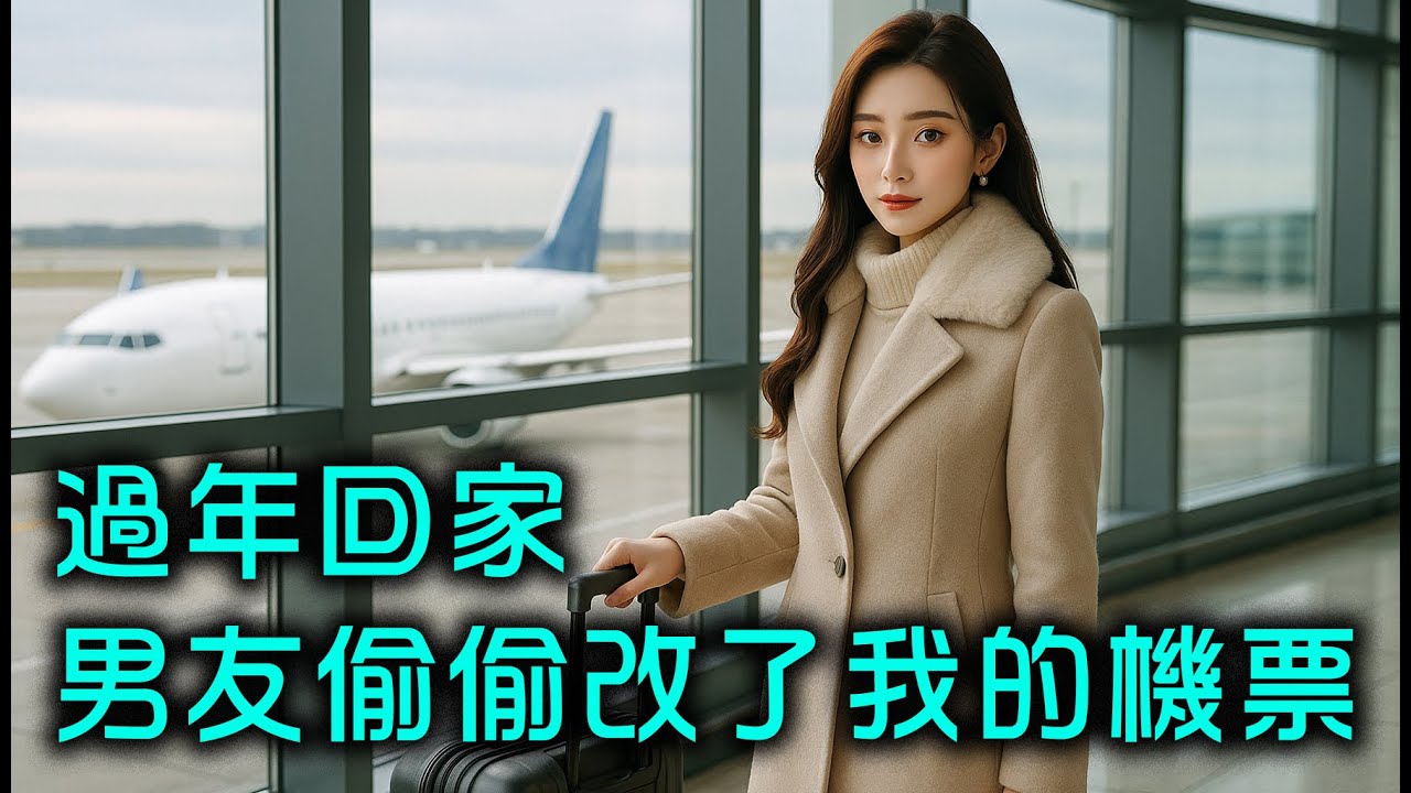 #過年回家，男友偷偷改了我的機票   到機場時才發現男友給我買錯票了。目的地是他家。我有些生氣，拿著機票找他對質，他卻一臉無所謂。既然你不願意跟我回家過年，那我只能先斬後奏咯！ #情感 #完結 #女頻