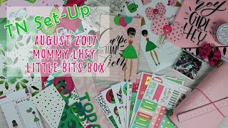 Pocket TN Set Up - Aug 2017 Mommy Lhey Little Bits Box