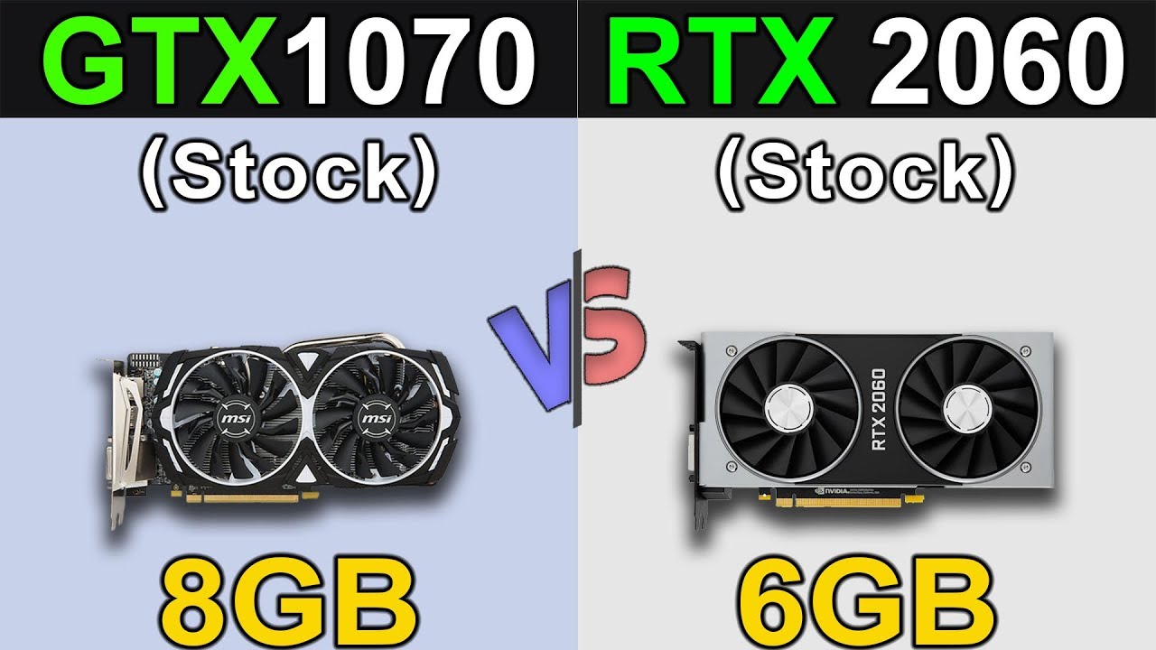 GTX 1070 Vs. RTX 2060 | 1080p and 1440p | New Games Benchmarks - YouTube