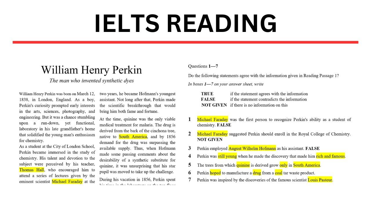 IELTS Reading - Cambridge 09 - Test 1 - Passage 1 - YouTube