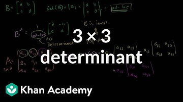 3 x 3 determinant | Matrix transformations | Linear Algebra | Khan Academy