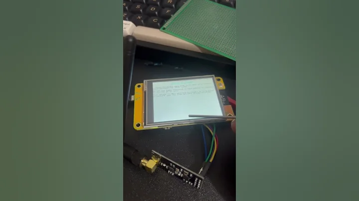 ESP32-CYD + NRF24 in action! 🚀 Wireless communication made easy! 🔗 #ESP32 #NRF24 #Tech