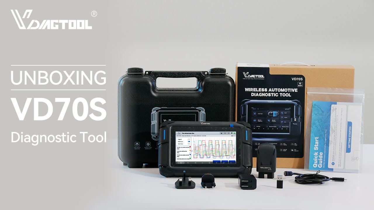 VdiagTool VD70S Wireless Bi-directional Diagnostic Tool