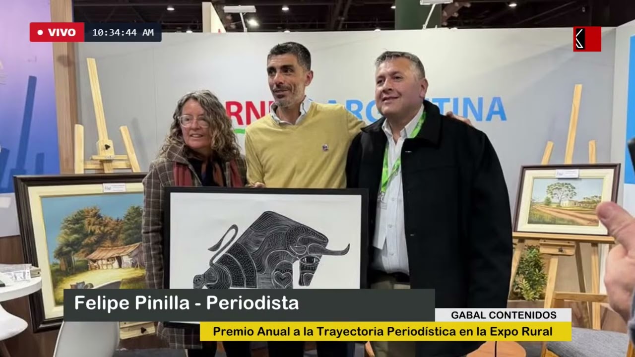 Entrevista - Felipe Pinilla, periodista Premio Anual a la Trayectoria Periodística en la Expo Rural