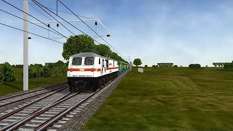 Bhagalpur Anand Vihar Terminal Garib Rath Express || Indian Train Simulator || Msts Open Rails