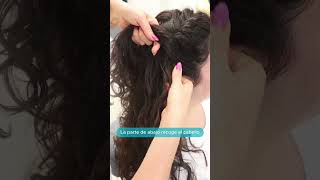 💡 TUTORIAL: Recogido Curly estilo Messy en menos de 3 minutos. ⏰