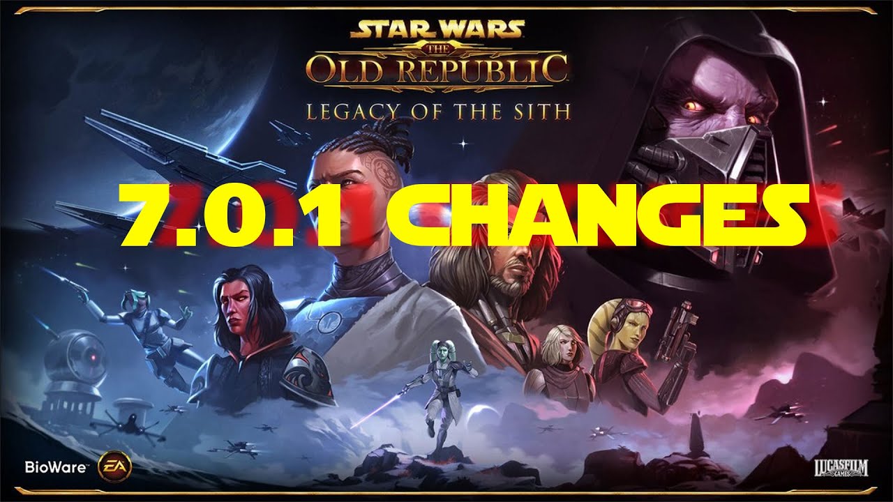 Legacy of The Sith Patch 7.0.1 Content Changes