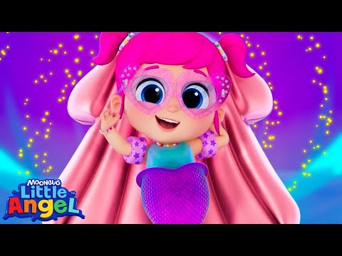 Mermaids Can Do Anything! 🧜‍♀️ Little Angel Nursery Rhymes and Kids Songs
