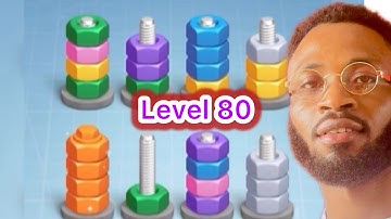 Nuts sort master game6 live-streaming to level 80 and special games