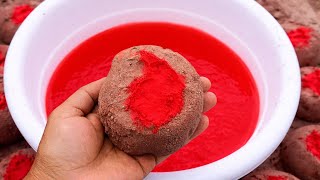 Satisfying Sand Crushing ASMR(You Can’t Stop Watching)👁️Red Dirt Crush\Water Crumbling#asmr #insane 
