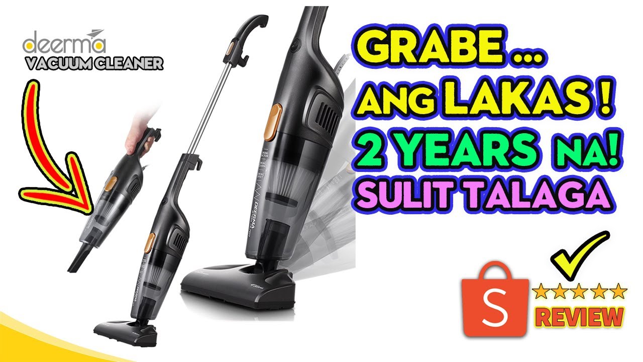 Deerma DX115C Portable Handheld Vacuum Cleaner Shopee Review YouTube