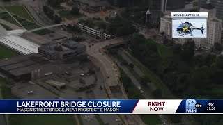 Milwaukee s Mason Street Bridge closed until early October