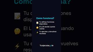 Function Calling: LLMs que ejecutan código #ai #anthropic #dev