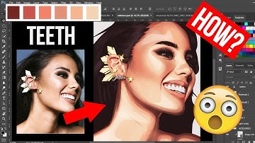 VEXEL ART TEETH TUTORIAL | LIPS TUTORIAL |  GUMS TUTORIAL Photoshop Tagalog Vexel Art Tutorial