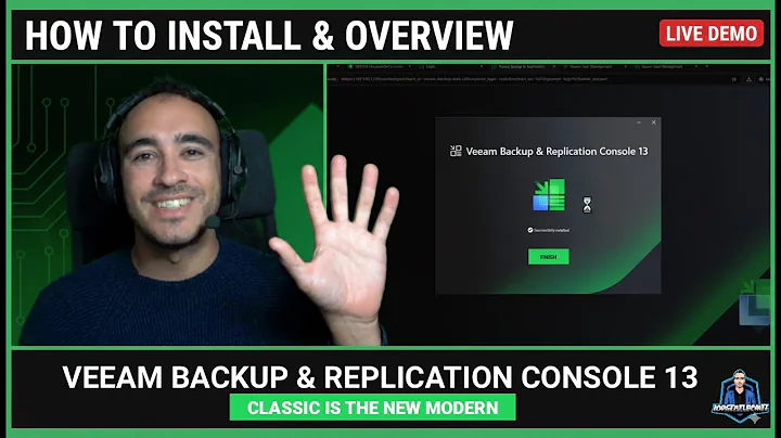 "Classic is the NEW Modern!" Veeam Backup & Replication Console as part of Veeam Software Appliance