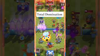 Total Domination 🤯💯 | clash royale gameplay | #shorts #clashroyale #viralvideo #ytshorts
