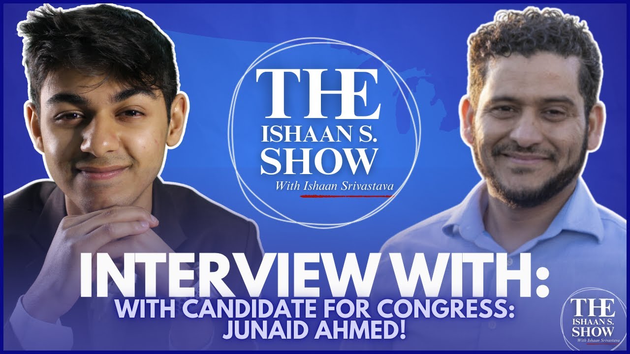 Junad R Junaid Ahemd talks about his race for Congress and more! - YouTube