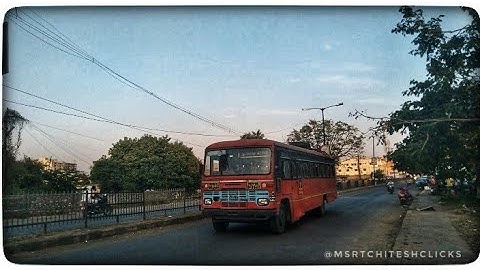 Msrtc Buses Reactions At Tarakpur Highway 🛣