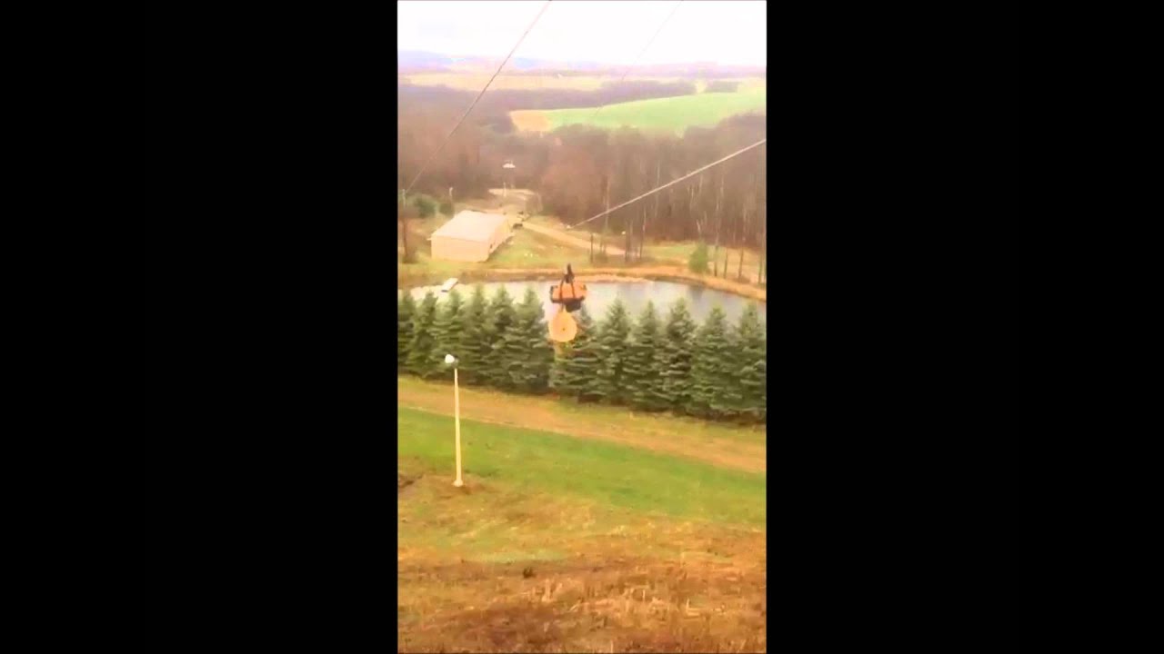 Nemacolin's New Fatbird SuperFlyer Dueling Zip Line YouTube