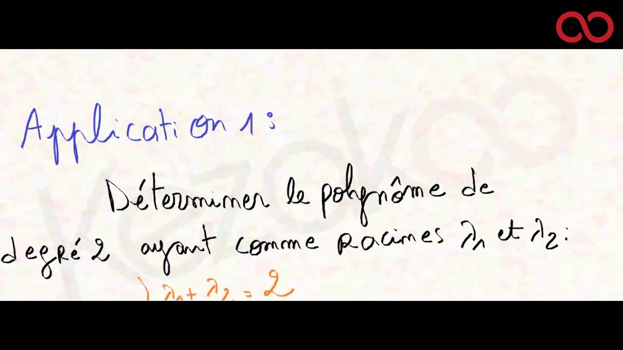 Kezakoo : Relations entre coefficients et racines