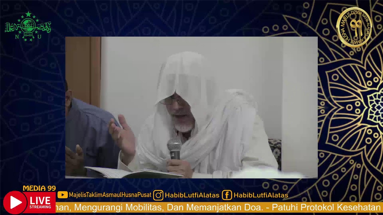 LIVE: Pembacaan Dzikir Ratib Alattas \u0026 Asmaul Husna