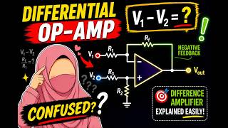 Differential Op-Amp Explained | Negative Feedback, Gain Derivation &amp; Applications