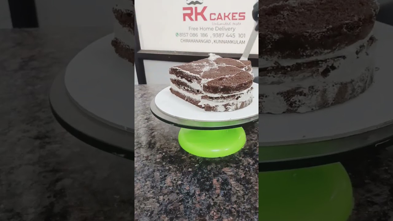 Chocolate heart shape cake