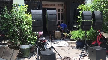 Dàn loa Line array mini nhập chính hãng sang trọng gọn nhẹ