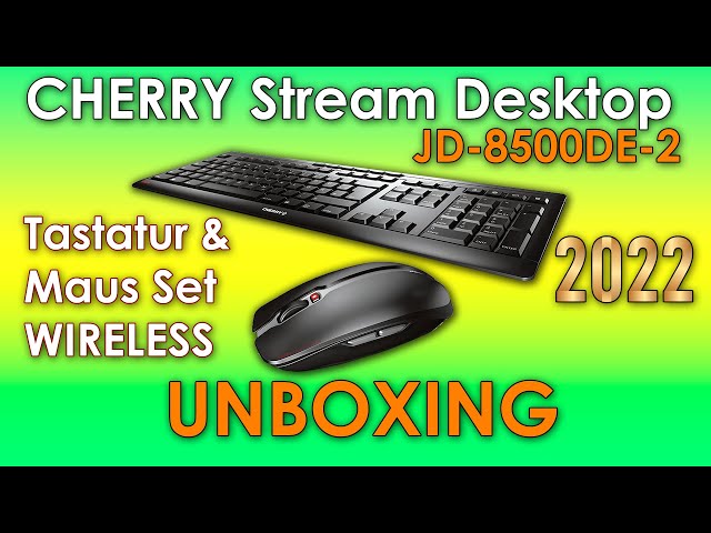 CHERRY Stream Desktop / Tastatur & Maus Set / QWERTZ / JD-8500DE-2 - YouTube