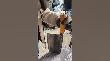 The process of installing the knife handle #shorts