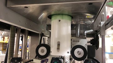 LX-100 Shrink Sleeve Label Applicator - Non-Print Mode and Manual Cut Length