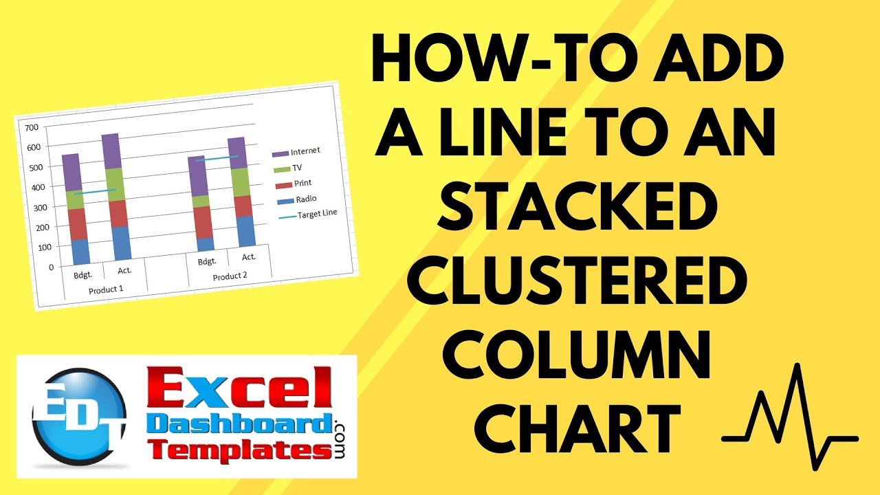 Add Series Lines To Stacked Bar Chart