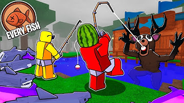 Catching EVERY FISH In 99 Nights in the Forest🔦