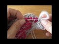 Weave in ends of "Popcorn Shawl" / ポップコーンショールの糸始末