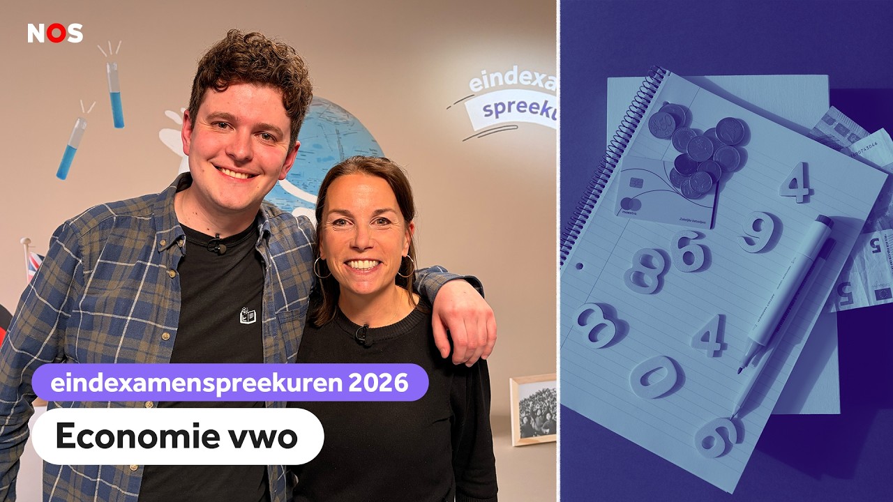 Eindexamenspreekuur economie vwo met Meester Patrick en Irma