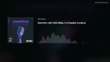 Interview with Aditi Sinha, Co-Founder, Locale.ai