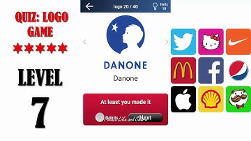 Quiz: Logo Game Level 7 - All Answers - Walkthrough ( By Lemmings at work )