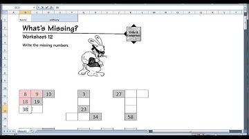 Excel math worksheet example using conditional formatting to indicate correct answers