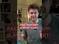 FAKE WHATSAPP SUPPORT ALERT! #scamalert #podcast #scamcalls #scam