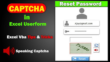 Excel Userform : New Method to Create CAPTCHA in Excel Form 😱 | Excel Vba Tips & Tricks