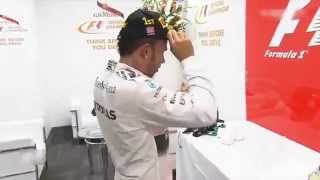 Hamilton Rosberg Cap gate GP USA Austin