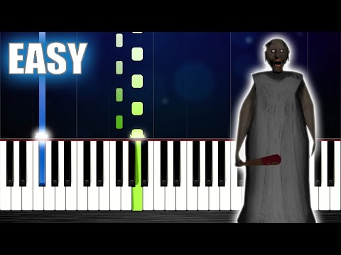 Granny (Horror Game) Theme - EASY Piano Tutorial by PlutaX