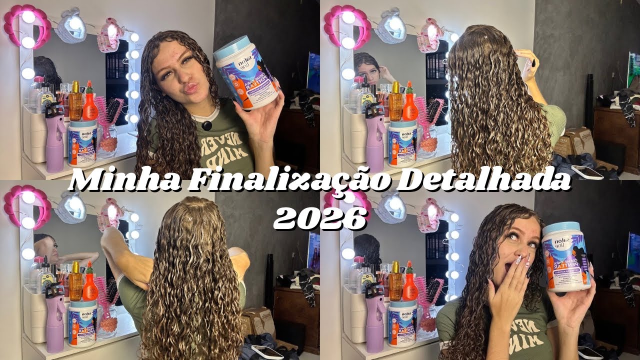 MINHA FINALIZAÇÃO DETALHADA 2026 👩🏼‍🦱💗 