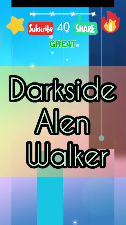 Darkside | Alen Walker | Piano Magic Tiles 3 | Best Music Android Game | #shorts #gaming #music