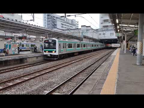 E501系水戸発車