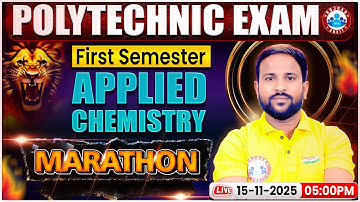 Polytechnic 1st Semester Chemistry Marathon | Complete BTEUP 1st Semester Chemistry | Sumit Sir