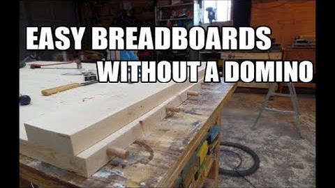 Easy Breadboard Ends Without A Domino